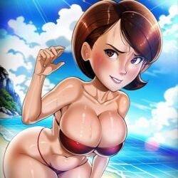 1girls absurd_res absurd_resolution absurdres ai_generated ass athletic athletic_body athletic_female beach big_ass big_breasts big_butt bikini bikini_bottom bikini_top blush blushed_face blushing_at_viewer blushing_female bra breasts brown_eyes brown_hair bubble_ass bubble_butt busty busty_female busty_girl cartoon cartoony cats62 curvaceous curvaceous_female curvaceous_figure curvy curvy_body curvy_female curvy_figure curvy_hips cute cute_expression cute_eyes cute_face cute_female ear elastgirl elastigirl exposed exposed_ass exposed_boobs exposed_breasts exposed_butt exposed_legs exposed_thighs eyebrows eyelashes eyeshadow eyewear fat_ass fat_butt female female_only female_solo front_view glistening glistening_ass glistening_body glistening_boobs glistening_breasts glistening_butt glistening_eyes glistening_legs glistening_skin glistening_thighs half-closed_eyes half-dressed half_naked half_nude helen_parr hi_res high_quality high_resolution highres huge_ass huge_boobs huge_breasts large_ass large_boobs large_breasts large_butt legs looking_at_viewer nipples panties pants pixar red_bikini red_bikini_bottom red_bikini_top red_bra red_panties sand seductive seductive_body seductive_eyes seductive_look seductive_mouth seductive_smile shiny shiny_ass shiny_body shiny_boobs shiny_breasts shiny_butt shiny_legs shiny_skin shiny_thighs short_hair sideboob sky slim_waist small_waist smile smiling smiling_at_viewer smooth_ass smooth_body smooth_butt smooth_legs smooth_skin smooth_thighs solo_female standing sweat sweatdrop sweating sweaty sweaty_ass sweaty_body sweaty_breasts sweaty_butt the_incredibles thick_thighs thighhighs thighs thin_waist water wet wet_ass wet_body wet_breasts wet_butt wet_face wet_legs wet_skin wet_thighs