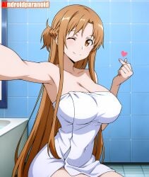 asuna yuuki from sword art online by aindroidparanoid