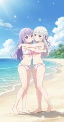 emilia (re:zero) from caramella girls