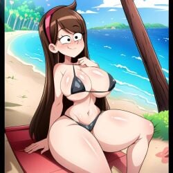 1girls absurd_res absurd_resolution absurdres ai_generated anus ass athletic athletic_body athletic_female beach big_ass big_breasts big_butt bikini bikini_bottom bikini_top black_bikini black_bikini_bottom black_bikini_top black_bra black_eyes black_panties blush blushed_face blushing_at_viewer blushing_female bra breasts brown_hair bubble_ass bubble_butt busty busty_female busty_girl cartoon cartoony cats62 curvaceous curvaceous_female curvaceous_figure curvy curvy_body curvy_female curvy_figure curvy_hips cute cute_expression cute_eyes cute_face cute_female disney disney_channel ear exposed_ass exposed_boobs exposed_breasts exposed_butt exposed_legs exposed_thighs eyebrows eyelashes eyeshadow eyewear fat_ass fat_butt female female_only female_solo front_view glistening glistening_ass glistening_body glistening_boobs glistening_breasts glistening_butt glistening_eyes glistening_legs glistening_skin glistening_thighs gravity_falls half-closed_eyes half-dressed half_naked half_nude hi_res high_quality high_resolution highres huge_ass huge_boobs huge_breasts large_ass large_boobs large_breasts large_butt legs legs_together long_hair looking_at_viewer mabel_pines panties pants sand seductive seductive_body seductive_eyes seductive_look seductive_mouth seductive_smile shiny shiny_ass shiny_body shiny_boobs shiny_breasts shiny_butt shiny_legs shiny_skin shiny_thighs sideboob sitting sky slim_waist small_waist smile smiling smiling_at_viewer smooth_ass smooth_body smooth_butt smooth_legs smooth_skin smooth_thighs solo_female thick_thighs thighhighs thighs thin_waist visible_nipples visible_pussy water