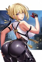 1girls 2020s 2025 2d 2d_(artwork) 2d_artwork 5_fingers ass back_view backboob beauty_mark beige_skin belt belts big_ass big_breasts big_butt big_thighs blonde-haired_female blonde_female blonde_hair blonde_hair_female breasts butt_crack caucasian caucasian_female clothed clothed_female clothes clothing cropped_legs curvy curvy_body curvy_female curvy_figure detailed_background digital_drawing_(artwork) digital_media_(artwork) ear evelyn_chevalier eyelashes eyes eyes_open fanart female female_focus female_only fingers gloved_hands gloves hips hourglass_figure hoyoverse human_female humanoid large_ass large_butt legs light-skinned_female light_skin lips lipstick looking_at_viewer looking_back looking_back_at_viewer mihoyo mihoyo_technology_(shanghai)_co._ltd. neck no_dialogue no_text open_eyes original original_art original_artwork partially_undressed pointing_at_self purple_eyes shiny_ass shiny_butt shiny_clothes shiny_skin side_boob side_view sideboob slim slim_girl solo solo_female solo_focus suggestive suggestive_look suggestive_pose suggestive_posing thick_thighs thighs thumbs_up tight_pants video_game video_game_character video_game_franchise video_games voluptuous voluptuous_female wide_thighs wlbrg_(artist) woman yellow_hair yellow_hair_female zenless_zone_zero