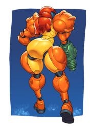 armored samus from metroid by capcognito