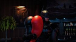 3d ass ass_focus batman batman:_arkham_knight batman_(series) bodysuit carrying carrying_woman dat_ass dc dc_comics defeated_villainess female gta777 harley_quinn harley_quinn_(classic) harley_quinn_(injustice) holding imminent_sex injustice_2 male maledom over_shoulder over_shoulder_carry sharkgta777 stubble superhero thick_ass thick_thighs villainess wide_jaw wide_shoulders