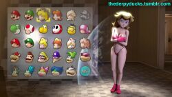 1boy 1girls 3d anal anal_orgasm anal_sex animated big_breasts blonde_hair blowjob blue_eyes cowgirl_position cum_in_ass cum_inside derpyduck eye_contact fellatio female handjob imminent_oral licking_penis male male_pov mario_(series) mario_kart mario_kart_8 moan nintendo oral orgasm paizuri pov princess_peach riding royalty sound tagme video