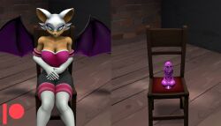 1girls boots chair chiropteran clothing dildo dildo_chair dildo_reveal dildo_sitting female female_only footwear furniture gloves handwear hi_res mammal penetration rouge_the_bat sega sex_toy silverlion27 solo solo_female sonic_(series) sonic_the_hedgehog_(series) stomach_bulge wings