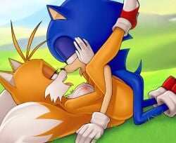 exposed_torso female footwear handwear humanoid loodncrood male rule_63 sonic_(series) sonic_the_hedgehog sonic_the_hedgehog_(series) tails tailsko