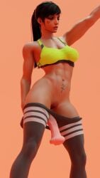 fareeha amari from overwatch by tanuking3d