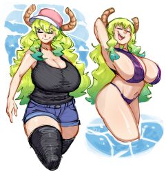 quetzalcoatl (dragon maid) from kobayashi-san chi no maidragon by art ratf