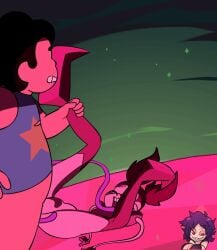 ahe_gao anal animated cute divine_wine gem gem_(species) gif las_demoniacas_desventuras_de_vampiranhya licking licking_penis spinel's_injector spinel_(steven_universe) steven_quartz_universe steven_universe steven_universe:_the_movie submissive_female vampiranhya vampiranhya_(artist)