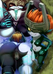 1girls anus_focus areolae ass ass_focus big_ass breasts cameltoe clitoris dat_ass dual_persona fangs feet female female_only full_body hand_on_ass hands_on_hips helmet hips huge_ass imp imp_midna large_ass looking_at_viewer midna multicolored_body naked nintendo nipples nude nude_female one_eye_covered one_eye_obstructed orange_eyes orange_hair pointy_ears pussy pussy_focus r-e-l-o-a-d reloadhb shortstack small_breasts smile solo solo_female teal_nipples teal_pussy teeth the_legend_of_zelda thick_thighs thighs twilight_princess vagina wet wet_pussy wide_hips yellow_sclera