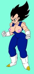 dragon_ball dragon_ball_z female_saiyan female_vegeta iceboy128 rule_63 saiyan vegeta