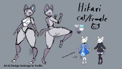 cat_humanoid catgirl cute humanoid kawaii nsfw nude nude_female reference_sheet uwu yurbiv