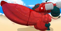 abs balls bara beach biceps daz_candyman gay hyper hyper_balls hyper_genitalia hyper_penis hyper_testicles male male_focus male_only muscles muscular muscular_arms muscular_ass muscular_back muscular_legs muscular_male muscular_thighs nipples pecs penis testicles veins veiny_penis yaoi