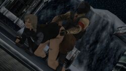 2boys exposed_penis gay hot_dogging hung_trap imminent_sex metal_gear_solid metal_gear_solid_2 raiden_(metal_gear)