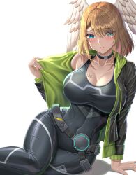 1girls 2022 absurd_res alternate_version_available blonde_female blonde_hair blue_eyes breasts clothed clothed_female eunie_(xenoblade) female female_only head_wings hips hoodie huge_breasts medium_hair nintendo slim_waist sssemiii thick_thighs thighs tight_clothing tight_fit wide_hips xenoblade_(series) xenoblade_chronicles_3