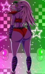 animatronic ass ass_focus ass_grab big_ass big_butt canid canine canis curvaceous curvy curvy_figure five_nights_at_freddy's five_nights_at_freddy's:_security_breach fnaf fur furry irc_(artist) panties robot roxanne_wolf_(fnaf) scottgames smile voluptuous wolf