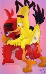 2boys anal_sex angry_birds avian bird chuck_(angry_birds) columbia_pictures digital_media_(artwork) gay male male/male male_only nietvart red_(angry_birds) rovio rovio_animation rovio_entertainment sega sony the_angry_birds_movie yaoi