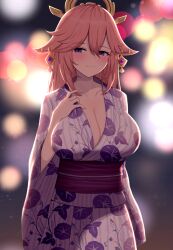 yae miko from genshin impact by yousui