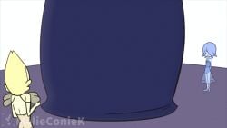 animated blue_diamond_(steven_universe) blue_pearl_(steven_universe) cartoon_network clothes_on_floor diamond_authority gem gem_(species) giant_breasts giant_dildo giantess gif hair_over_one_eye melieconiek opening_pussy pov pubes pubic_hair purple_dildo spread_pussy spreading steven_universe underboob undressing white_hair yellow_pearl_(steven_universe)