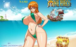 big_breasts female female_only full_body lord_jackson_art nami one_piece