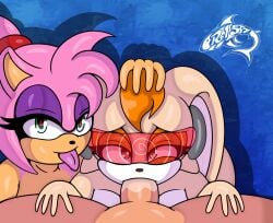 1boy 2022 2girls 4k aged_up amy_rose bangs blonde blonde_fur blonde_hair blowjob bunny bunny_ears cream cream_fur cream_hair cream_the_rabbit deepthroat female female_focus fringe glasses goggles half-closed_eyes hand_on_head hd hi_res high_resolution highres hypnosis hypnotized male male/female mind_control offscreen_character orange_fur orange_hair penis pink_fur pink_hair rabbit rabbit_ears renegade-157 sega sonic_(series) sonic_team sonic_the_hedgehog_(series) sucking sucking_penis tongue tongue_out