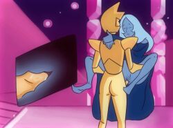 1futa 1girl1futa 1girls alien alien_girl alien_only animated animated_gif blue_diamond_(steven_universe) bottomless breasts cartoon_network clothed_sex cross_section diamond_authority duo erection female futa_giantess futa_on_female futanari gem_(species) giant_futanari giantess gif harorudoav humanoid humanoid_penis intersex macro_female macro_futa macro_on_macro penis sex standing steven_universe vagina vaginal_penetration x-ray yellow_diamond_(steven_universe)