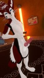 3d animal_genitalia animal_genitals animal_penis anthro anthro_only balls canid canine canine_genitalia canine_genitals canine_penis edjit edjit_(character) erect erect_penis erection fur furry furry_only holding_own_penis holding_penis knot looking_at_viewer male male_focus male_only nose_piercing nose_ring novium_mathers novixcentrium penis piercing pink_penis rexouium solo solo_focus standing tagme twitter vr_media vrchat