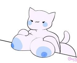 1girls 2018 :3 anthro blue_nipples bongo_cat breast_squish breasts butt cheek_spots completely_nude completely_nude_female domestic_cat felid feline felis female female_only mammal meme naked naked_female nipples nude nude_female raised_tail silly_cats solo solo_female squish unknown_artist