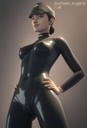 1girls ai_generated asian asian_female black_hair blue_eyes bragg breasts cameltoe cap captain_bragg clone_wars clothed commission commissions_open duchess_eugene female female_only genitals hair_bun hat human imperial_officer_(star_wars) latex latex_clothing latex_suit light_skin looking_at_viewer medium_breasts navel nipples perky_breasts perky_nipples pussy short_hair solo stable_diffusion star_wars tagme the_bad_batch thick_thighs twitter uncensored vagina voluptuous wide_hips