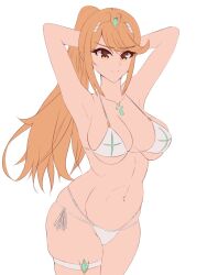 mythra from nintendo by daymandraws