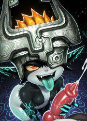 ai_generated canine_penis cum female feral handjob helmet imp imp_midna midna oral orange_hair pov red_eyes small_breasts stable_diffusion the_legend_of_zelda tongue_out twilight_princess uncensored wolf yellow_sclera