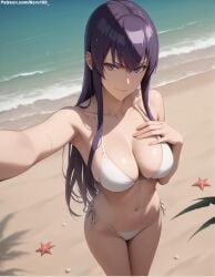 1girls 2d ai_generated areolae armpit bare_arms big_breasts bikini bikini_bottom bikini_top breasts chest curvy curvy_figure cute cute_face dark_hair detailed eyelashes eyeshadow female female_only fit fit_female focus hair high_quality highschool_of_the_dead large_breasts legs light-skinned_female light_skin lips lipstick long_hair looking_at_viewer makeup mascara nero100 outdoors outside pale-skinned_female pale_skin posing purple_eyes purple_hair saeko_busujima sagging_breasts seductive seductive_look stable_diffusion straight_hair swimsuit swimwear tagme thighs thin_waist