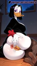 1girls 2025 ai_generated anus artist_name ass black_hair bob_cut breasts bust chest clitoral_hood colored_skin crescent_moon disney ducktales electroworld english_text exposed_anus exposed_pussy feet female full_moon galaxy hi_res high_quality high_resolution highres hoop_earrings indoors juicy_pussy magica_de_spell moon night night_sky patreon patreon_username presenting purple_eyes pussy shooting_star short_hair sky soles solo space spread_ass stable_diffusion star_(sky) starry_sky starry_sky_print tight_anus tight_pussy toes uncensored vagina watermark white_skin window