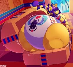 ankha from animal crossing by zaphod (artist)