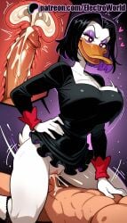 1boy 1girls 2025 ai_generated artist_name black_hair cervix clothed_female_nude_male clothed_sex cock cowgirl_position cross_section cum cum_in_ass cum_in_pussy deep_penetration dick disney ducktales ejaculation electroworld female female_orgasm fucking heart heart-shaped_pupils hi_res high_quality high_resolution highres impregnation intercourse internal_cumshot love_making magica_de_spell orgasm overflow patreon patreon_username penetration penis purple_eyes sex sexual_intercourse solo_focus stable_diffusion straight symbol-shaped_pupils trembling uncensored uterus vaginal_penetration watermark white_gloves x-ray