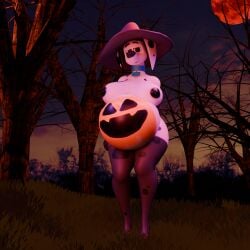 101_dalmatian_street 101_dalmatians 1:1 3d_(artwork) anthro big_breasts black_clothing black_footwear black_high_heels black_nipples breasts clothing collar delilah_(101_dalmatians) digital_media_(artwork) disney female female_anthro fharen footwear fur genitals hand_on_hip hat headgear headwear hi_res high_heels huge_breasts huge_hips humanoid_genitalia legwear light looking_at_viewer markings moon moonlight mostly_nude navel nipples pregnant red_moon shoes solo spots spotted_body vulva white_body white_fur wide_hipped_female wide_hips witch_hat