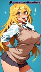 shokuhou misaki from patreon by electroworld