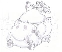 2girls amy_rose anthro ass belly bunny cream_the_rabbit drawing fat female female_focus female_only furry hedgehog hedgehog_humanoid hyper hyper_ass lagomorph lagomorph_humanoid large_ass mobian_(species) monobutt on_top on_top_of_another overweight overweight_female paint paint_bucket paintbrush panties rabbit sega sitting_on_top smiley_face smiley_face_on_butt sonic_(series) sonic_the_hedgehog_(series) stomach thick_thighs thighs underwear virus-20 wardrobe_malfunction weight_gain