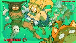 5_fingers 5_toes abs ahoge anthro armor ascot barefoot biceps big_breasts bird_dog black_nails blonde_hair blue_eyes blush book borzoi bottomwear breasts brown_body brown_fur brown_nails canid canine canis ceehaz cleavage closed_eyes clothed clothing colored_nails covering covering_self crossed_arms dissolving_clothing dobermann dog_knight_rpg domestic_dog feet female fingers fur gauntlets gloves golden_retriever grey_hair group hair handwear herding_dog holding_book holding_object humanoid_feet hunting_dog inner_ear_fluff jeane_(ceehaz) long_hair maci_(ceehaz) mammal muscular muscular_anthro muscular_female muscular_legs nails navel nix_(ceehaz) orange_body orange_eyes orange_fur orinette_(ceehaz) pants pastoral_dog pauldron pawpads pinscher plantigrade pomeranian pouches retriever rory_(ceehaz) scarf short_hair sighthound slime spitz tan_body tan_fur toes torn_clothing tuft underwater water welsh_corgi white_hair yellow_body yellow_eyes yellow_fur