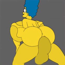 1boy 1girls 2d anal anal_penetration anal_sex animated blue_hair bouncing_ass cheating_wife cowgirl_position duo duo_focus edit huge_ass huge_cock large_ass large_penis loop marge_simpson mp4 no_sound scarecorrode sex short_playtime tagme the_simpsons thick_ass thick_thighs video voluptuous wide_hips yellow_skin