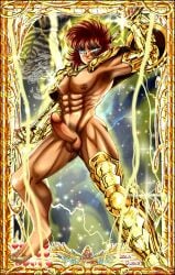 fight_boner lucifer_seraphim male male_only saint_seiya tanned_male