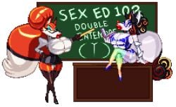 anthro big_boobs big_breasts bimbo casetermk pixel pixel_art sex_ed tagme transparent_background