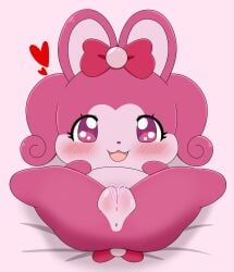 absurd_res cocotama cub female female/female feral fur hi_res ribon solo young