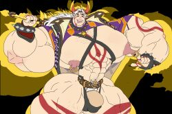 abs arataki_itto bara bara_tiddies bara_tits barazoku biceps big_areola big_muscles big_nipples big_pecs big_penis bodybuilder genshin_impact horns hyper hyper_genitalia hyper_muscles hyper_penis large_areolae large_penis male male_focus male_only mascbara mihoyo muscle muscles muscular_arms muscular_male muscular_thighs nipple_piercing oni pecs piercing_pull purplephantom7 saliva thick_ass thick_penis thick_thighs tongue tongue_out underbite yokai