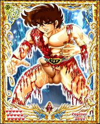 bara lucifer_seraphim male male_only muscle nipples pegasus_seiya saint_seiya yaoi