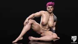 zarya from overwatch by manbasama