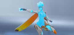 1girls 3d 8k abs alternate_costume big_breasts blender echo_(overwatch) energy fit gardenofeden overwatch paradisegardens pussy robot surf's_up_echo