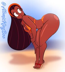 1girls artist_name ass atomickingboo big_ass big_breasts breasts busty dark-skinned_female dark_skin eye eyebrows eyelashes female female_focus hair hips large_breasts legs lips melanin original original_character shaylynn_summer thick thick_legs thick_thighs thighs voluptuous wide_hips