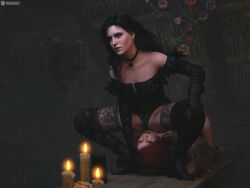 triss merigold from cd projekt red by missally