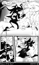 shadow the hedgehog from sega by krazyelf